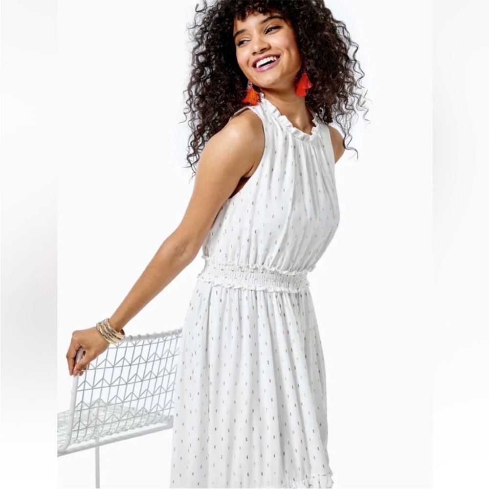 Lilly Pulitzer Chaya ruffled tiered dress